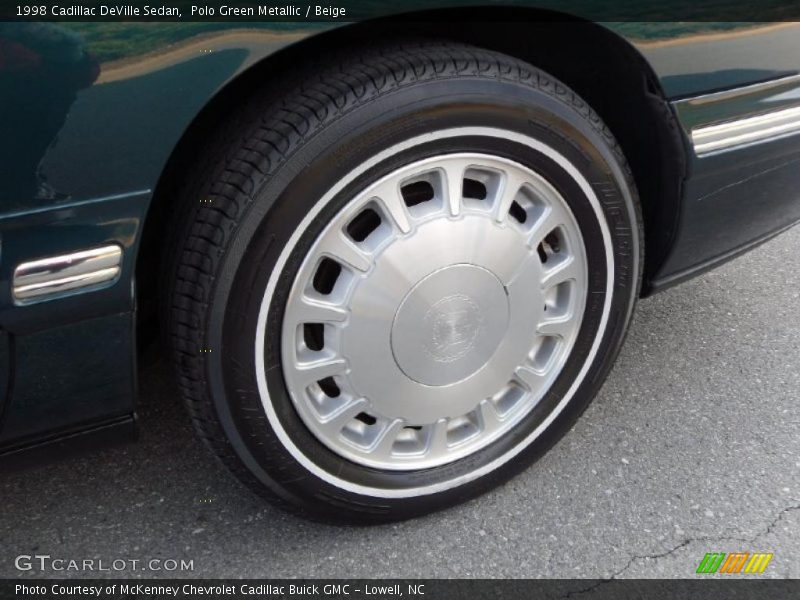 Polo Green Metallic / Beige 1998 Cadillac DeVille Sedan