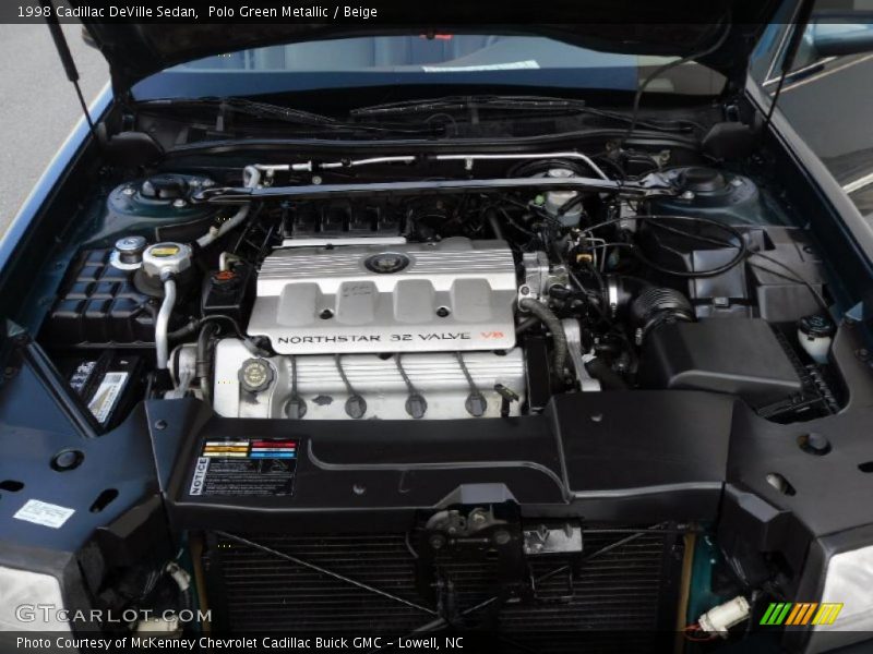 Polo Green Metallic / Beige 1998 Cadillac DeVille Sedan