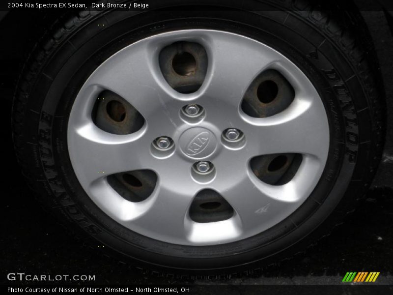 Dark Bronze / Beige 2004 Kia Spectra EX Sedan