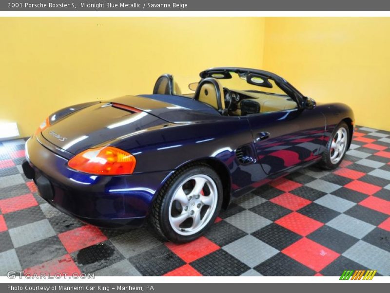 Midnight Blue Metallic / Savanna Beige 2001 Porsche Boxster S