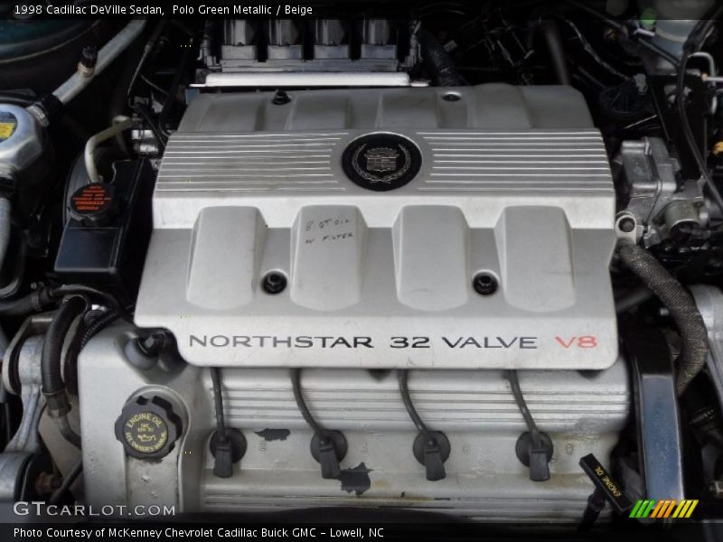 Polo Green Metallic / Beige 1998 Cadillac DeVille Sedan