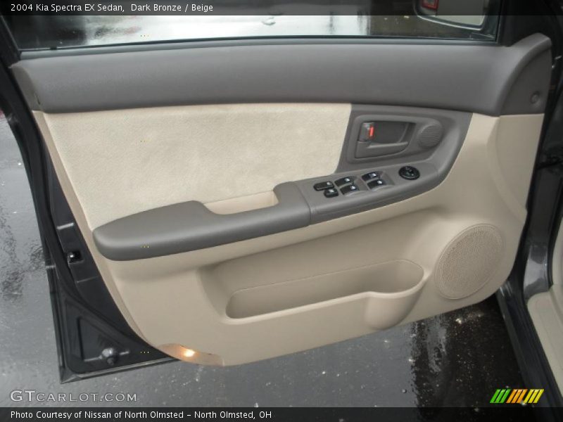 Dark Bronze / Beige 2004 Kia Spectra EX Sedan