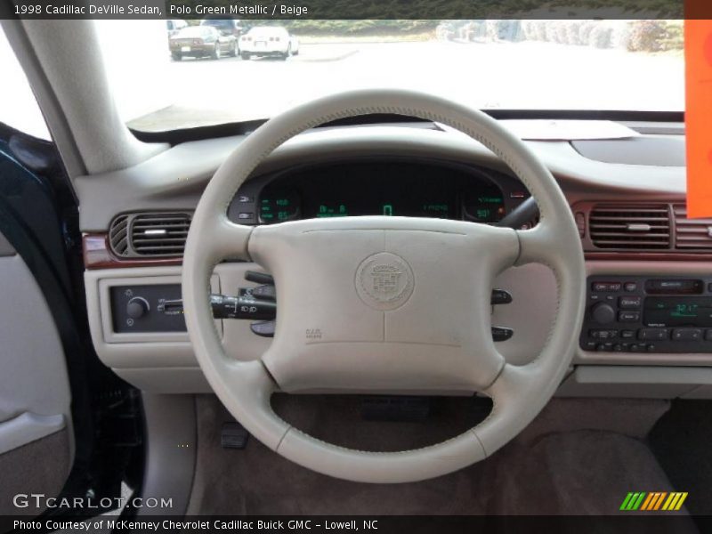 Polo Green Metallic / Beige 1998 Cadillac DeVille Sedan