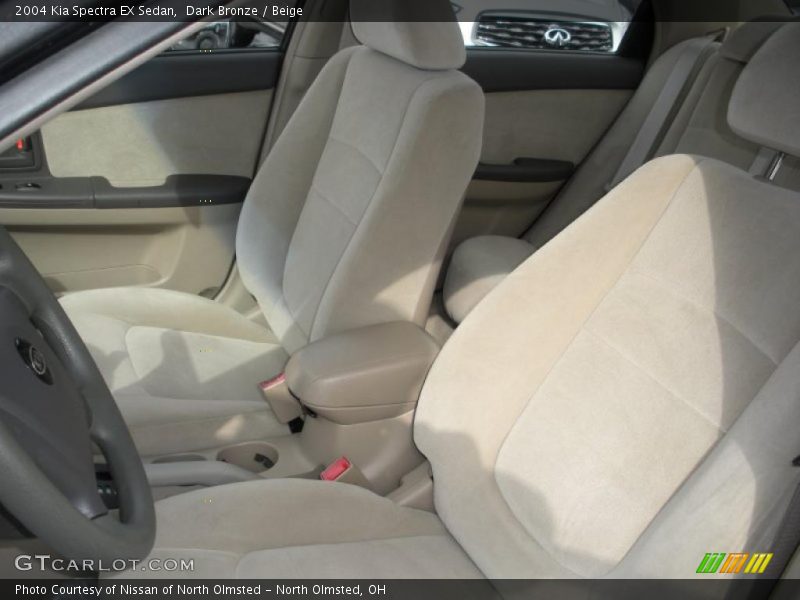 Dark Bronze / Beige 2004 Kia Spectra EX Sedan