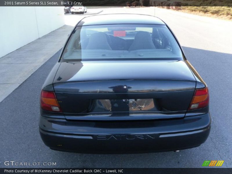 Black / Gray 2001 Saturn S Series SL1 Sedan