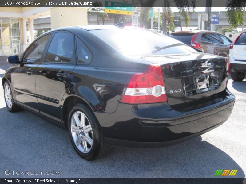 Black / Dark Beige/Quartz 2007 Volvo S40 2.4i
