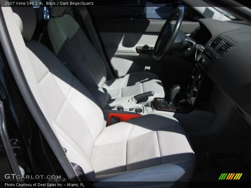 Black / Dark Beige/Quartz 2007 Volvo S40 2.4i