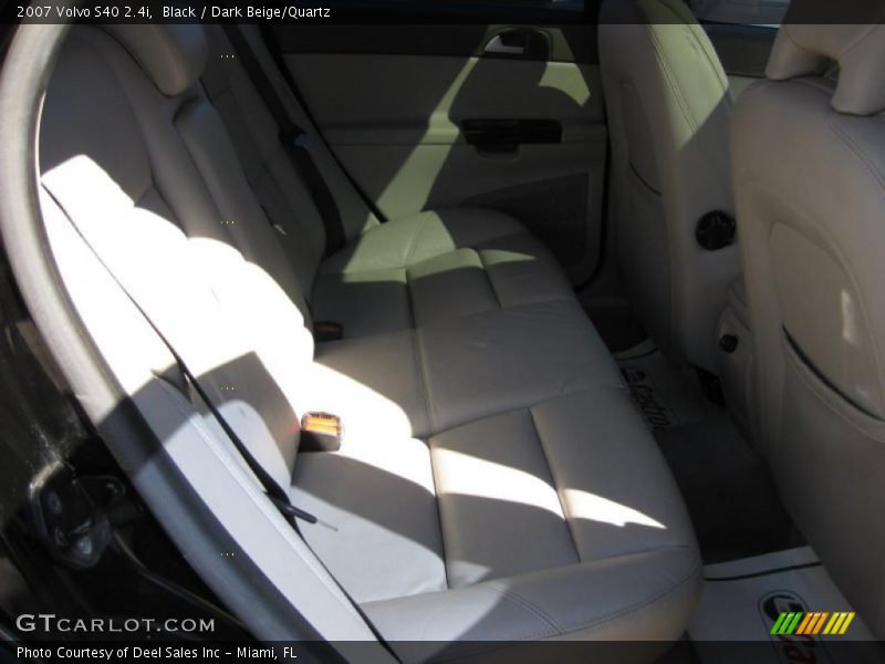 Black / Dark Beige/Quartz 2007 Volvo S40 2.4i