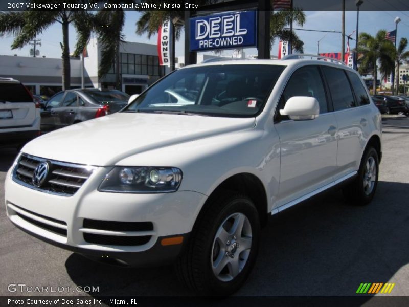 Campanella White / Kristal Grey 2007 Volkswagen Touareg V6