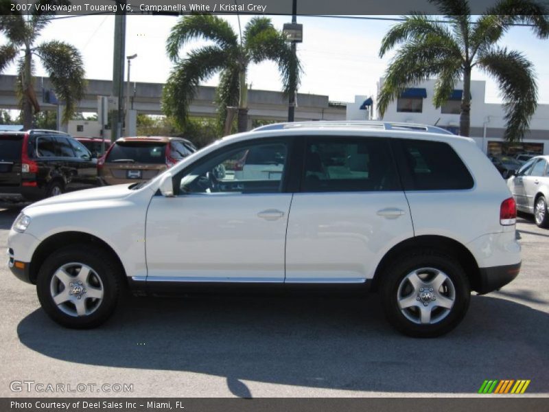 Campanella White / Kristal Grey 2007 Volkswagen Touareg V6