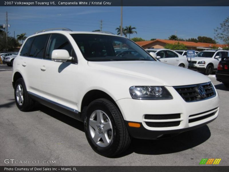 Campanella White / Kristal Grey 2007 Volkswagen Touareg V6