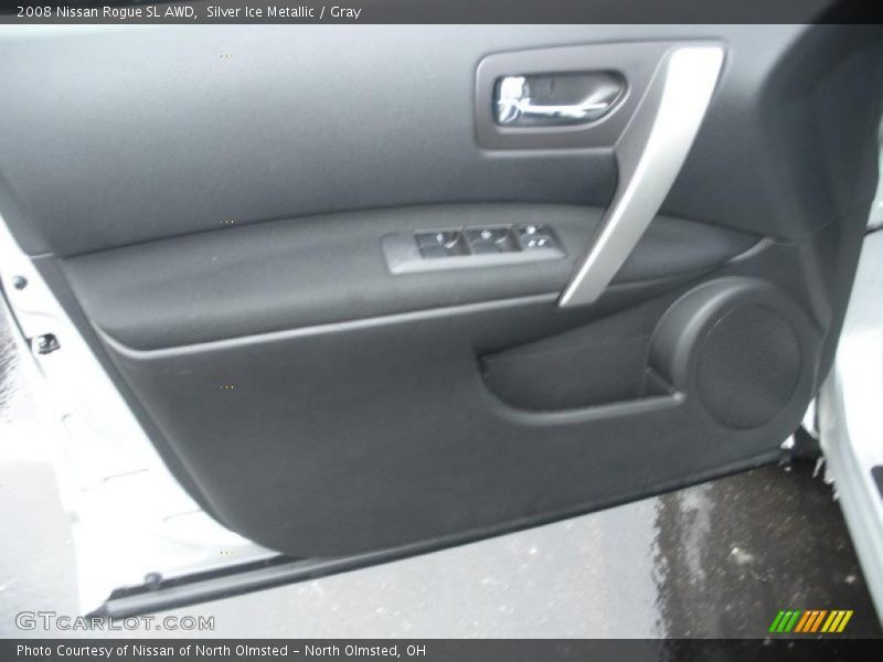 Silver Ice Metallic / Gray 2008 Nissan Rogue SL AWD