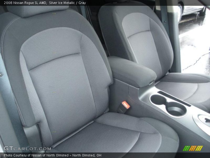 Silver Ice Metallic / Gray 2008 Nissan Rogue SL AWD