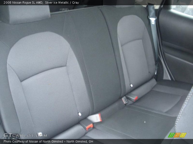 Silver Ice Metallic / Gray 2008 Nissan Rogue SL AWD