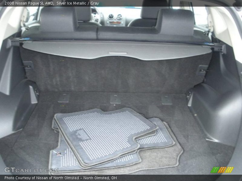 Silver Ice Metallic / Gray 2008 Nissan Rogue SL AWD