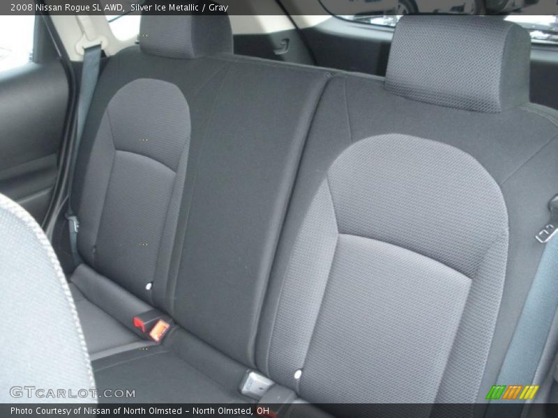 Silver Ice Metallic / Gray 2008 Nissan Rogue SL AWD