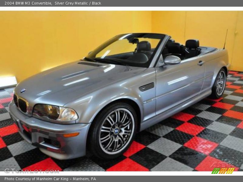 Silver Grey Metallic / Black 2004 BMW M3 Convertible