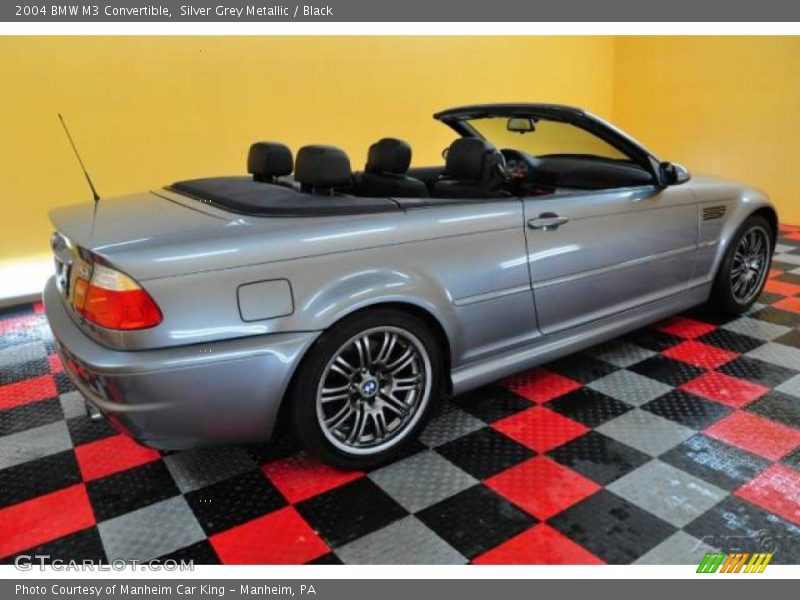 Silver Grey Metallic / Black 2004 BMW M3 Convertible