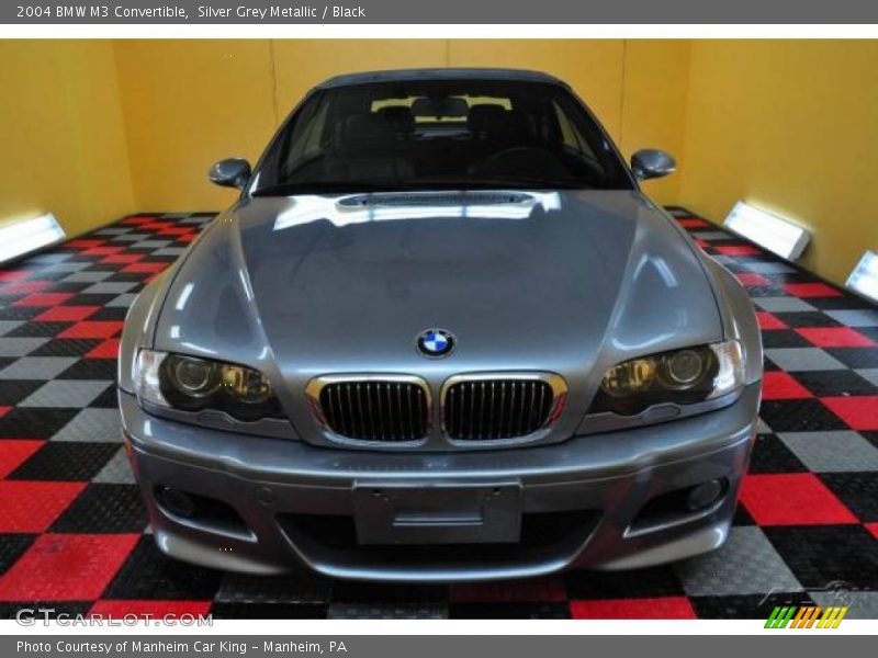 Silver Grey Metallic / Black 2004 BMW M3 Convertible