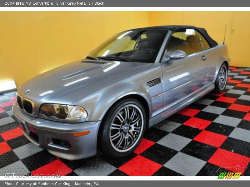Silver Grey Metallic / Black 2004 BMW M3 Convertible
