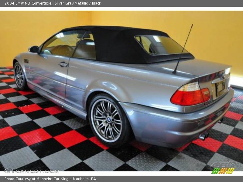 Silver Grey Metallic / Black 2004 BMW M3 Convertible