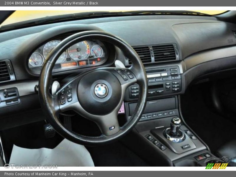 Silver Grey Metallic / Black 2004 BMW M3 Convertible