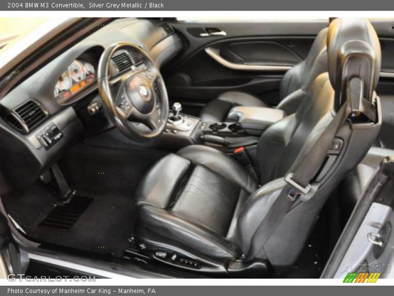 Silver Grey Metallic / Black 2004 BMW M3 Convertible