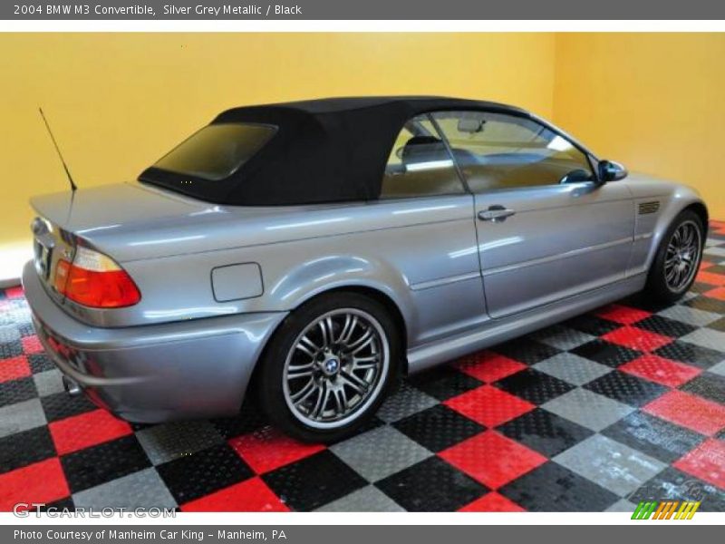 Silver Grey Metallic / Black 2004 BMW M3 Convertible
