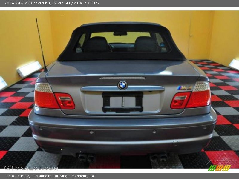 Silver Grey Metallic / Black 2004 BMW M3 Convertible