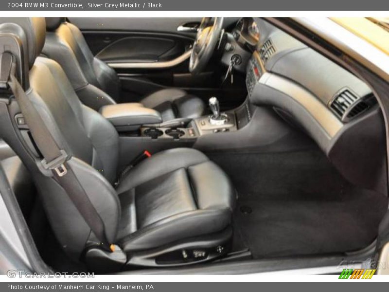 Silver Grey Metallic / Black 2004 BMW M3 Convertible