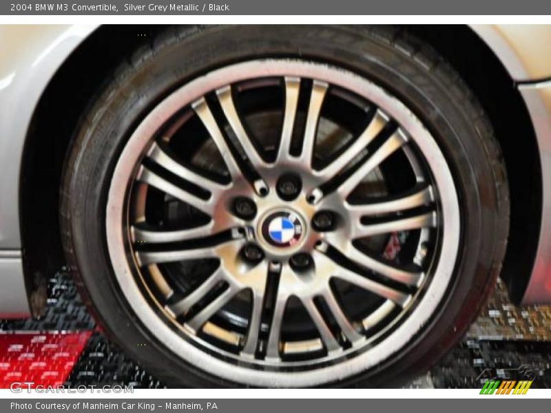Silver Grey Metallic / Black 2004 BMW M3 Convertible