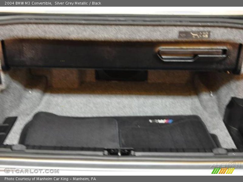 Silver Grey Metallic / Black 2004 BMW M3 Convertible