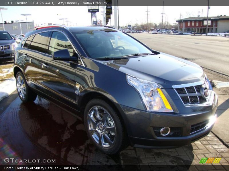 Gray Flannel / Ebony/Titanium 2010 Cadillac SRX 4 V6 AWD