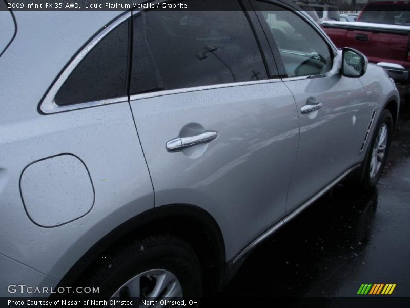 Liquid Platinum Metallic / Graphite 2009 Infiniti FX 35 AWD