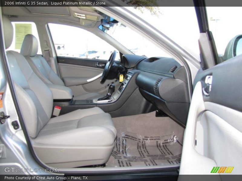 Liquid Platinum Metallic / Stone 2006 Infiniti G 35 Sedan