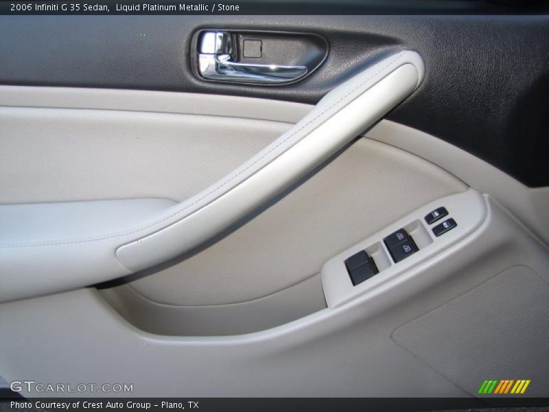 Liquid Platinum Metallic / Stone 2006 Infiniti G 35 Sedan