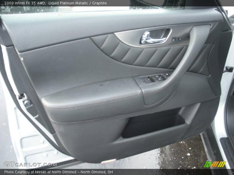 Liquid Platinum Metallic / Graphite 2009 Infiniti FX 35 AWD