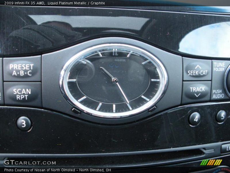 Liquid Platinum Metallic / Graphite 2009 Infiniti FX 35 AWD