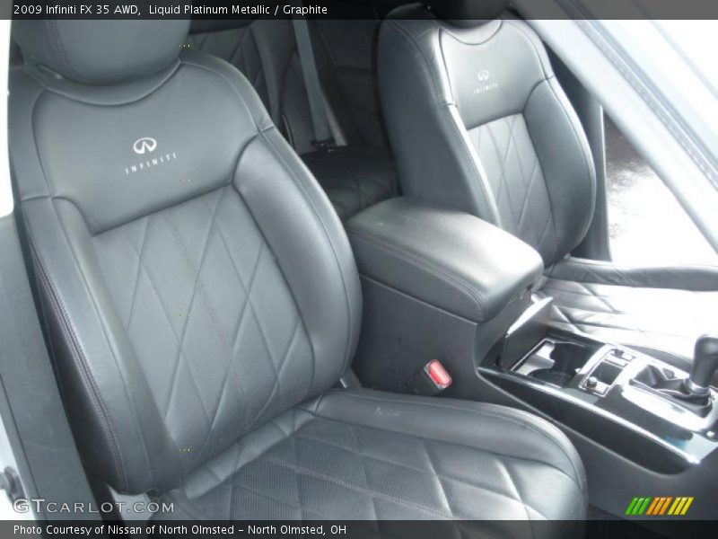 Liquid Platinum Metallic / Graphite 2009 Infiniti FX 35 AWD