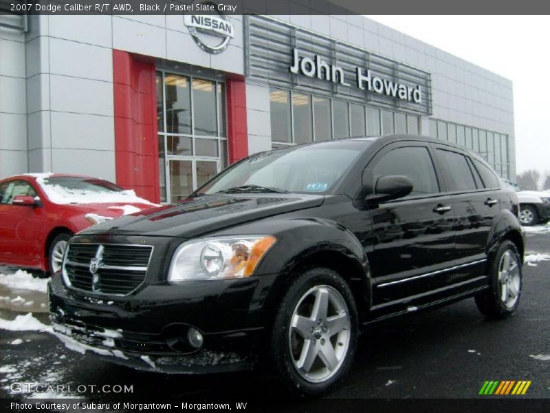 Black / Pastel Slate Gray 2007 Dodge Caliber R/T AWD