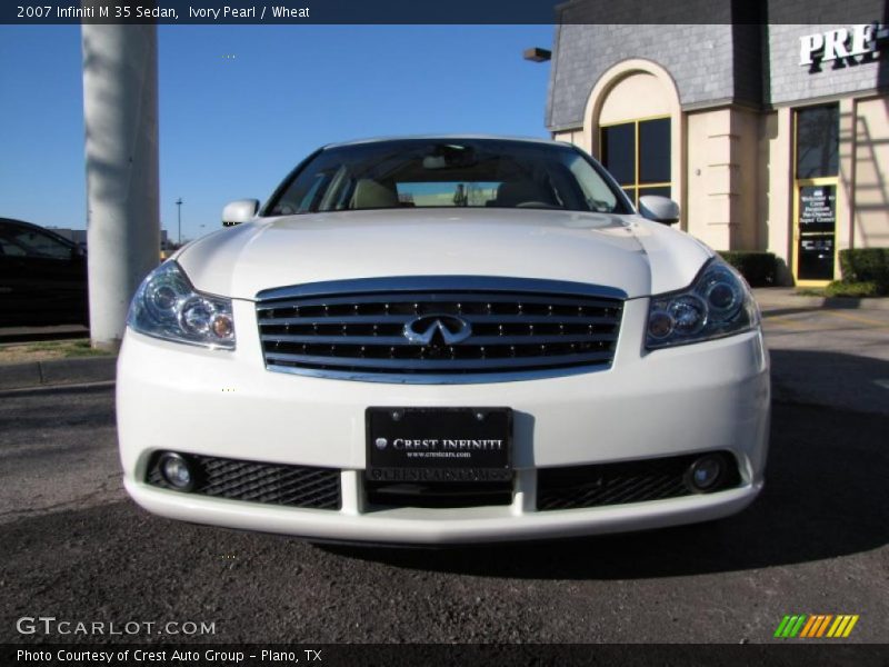 Ivory Pearl / Wheat 2007 Infiniti M 35 Sedan
