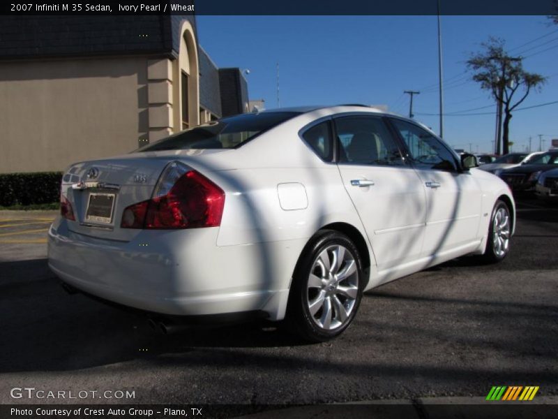 Ivory Pearl / Wheat 2007 Infiniti M 35 Sedan