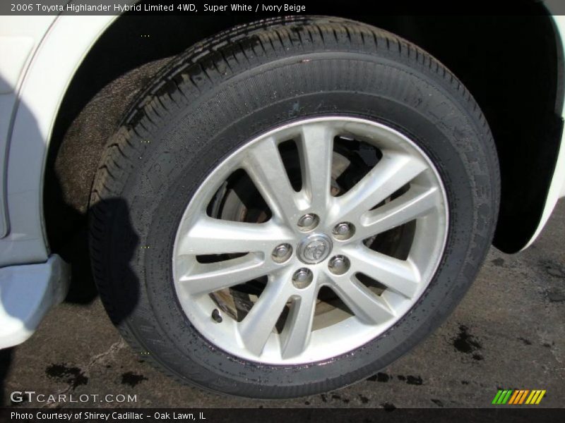 Super White / Ivory Beige 2006 Toyota Highlander Hybrid Limited 4WD