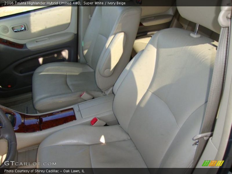 Super White / Ivory Beige 2006 Toyota Highlander Hybrid Limited 4WD