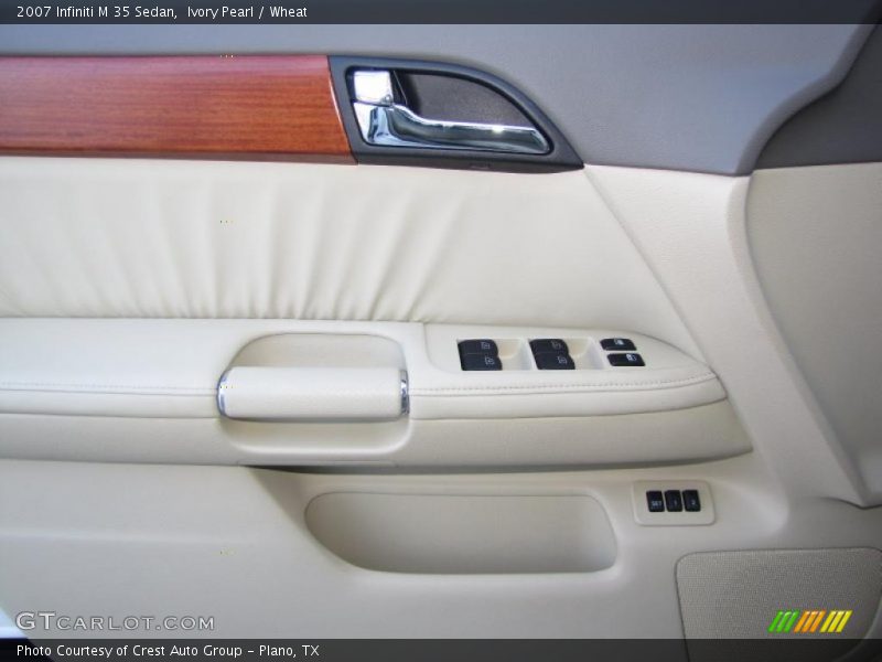 Ivory Pearl / Wheat 2007 Infiniti M 35 Sedan