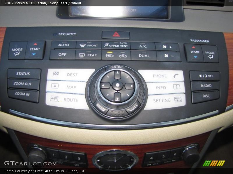 Ivory Pearl / Wheat 2007 Infiniti M 35 Sedan
