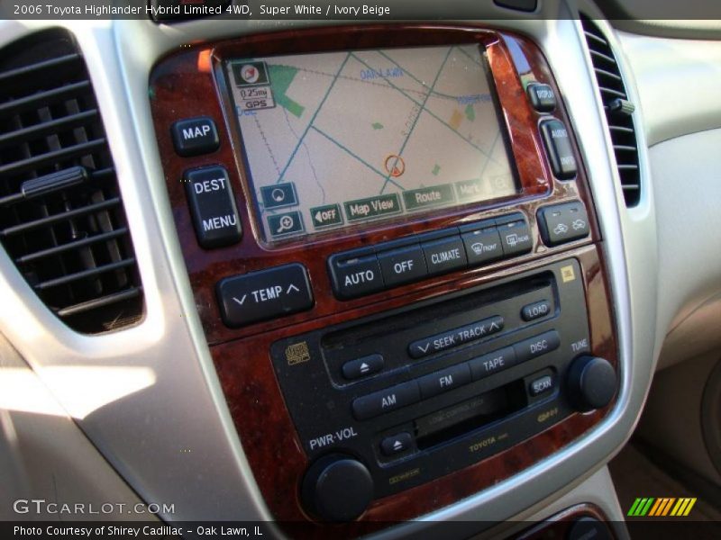 Super White / Ivory Beige 2006 Toyota Highlander Hybrid Limited 4WD