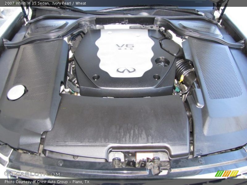 Ivory Pearl / Wheat 2007 Infiniti M 35 Sedan
