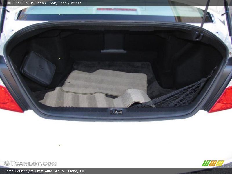 Ivory Pearl / Wheat 2007 Infiniti M 35 Sedan