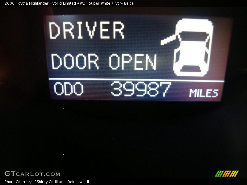 Super White / Ivory Beige 2006 Toyota Highlander Hybrid Limited 4WD